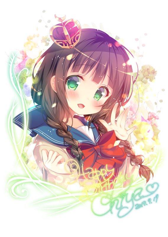 ujimatsu chiya (gochuumon wa usagi desu ka?) drawn by mitsumomo_mamu