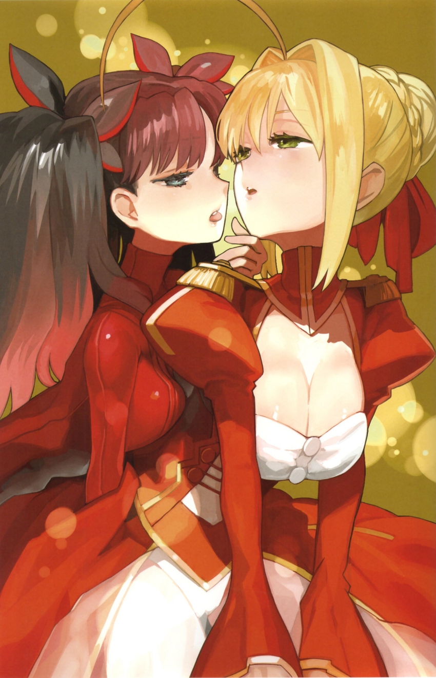 nero claudius and tohsaka rin (fate and 1 more) drawn by wada_arco