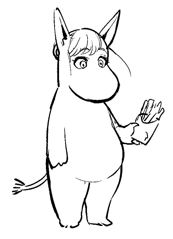 elfuda (moomin and 1 more) drawn by synecdoche