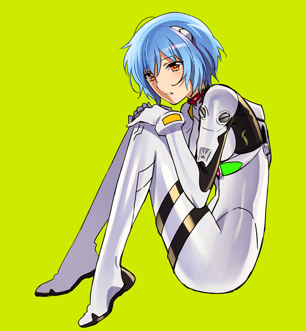 ayanami rei (neon genesis evangelion and 2 more) drawn by murakami_yuichi