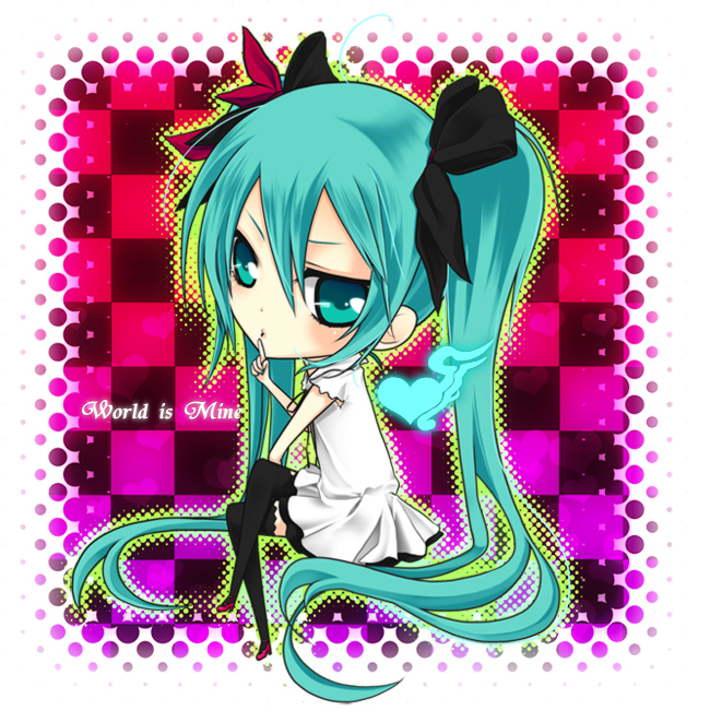 hatsune miku (vocaloid and 1 more) drawn by shiro_mayu