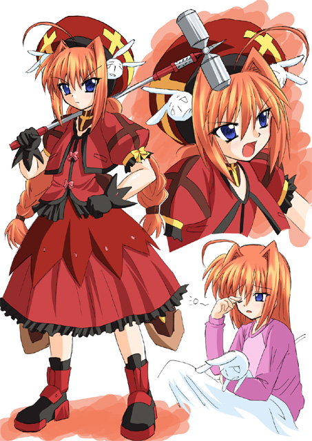 vita and graf eisen (lyrical nanoha and 2 more)