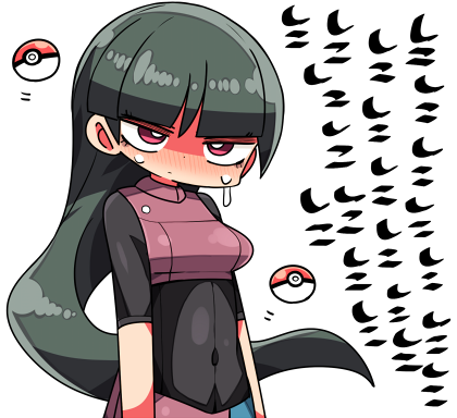 sabrina (pokemon and 1 more) drawn by kanikama