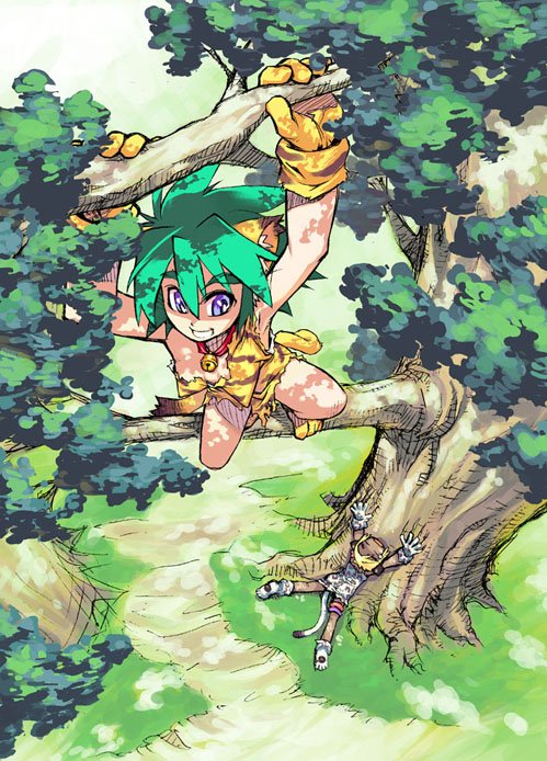 cham cham (samurai spirits) drawn by shiro_(tamago_no_kara)