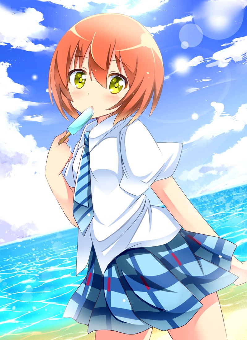 hoshizora rin (love live! and 1 more) drawn by shinekalta