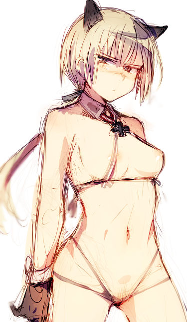 hanna rudel (world witches series and 1 more) drawn by ohashi_(hashidate)