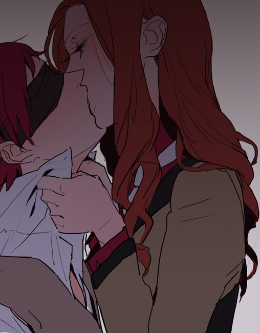 takakura kanba and natsume masako (mawaru penguindrum) drawn by fuyu_(huyu28)