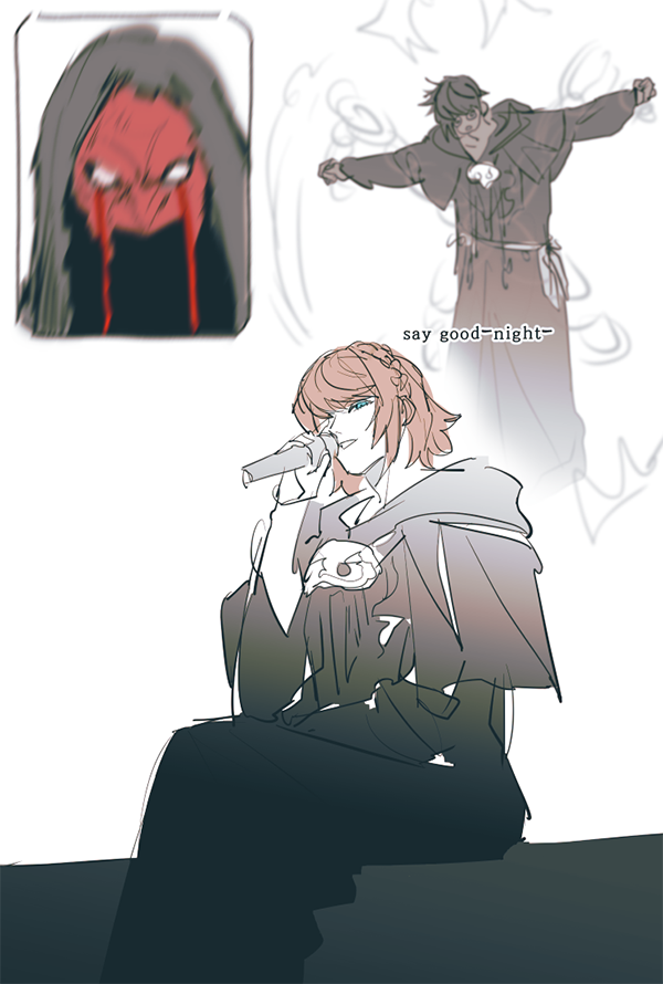 athena, erichthonios, and hephaistos (final fantasy and 1 more) drawn by skraksff