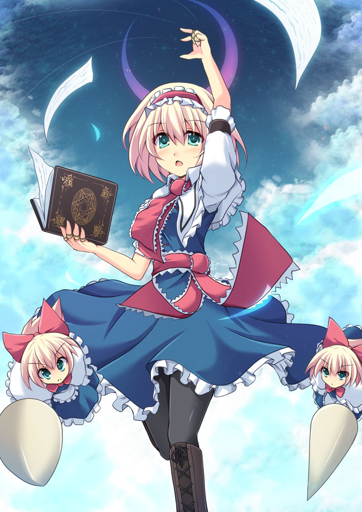 alice margatroid and shanghai doll (touhou) drawn by cross_(crossryou)