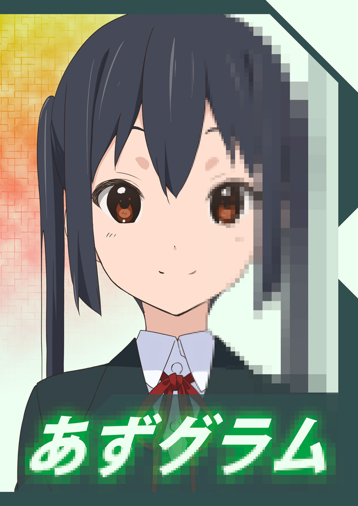 nakano azusa (k-on! and 1 more) drawn by errant