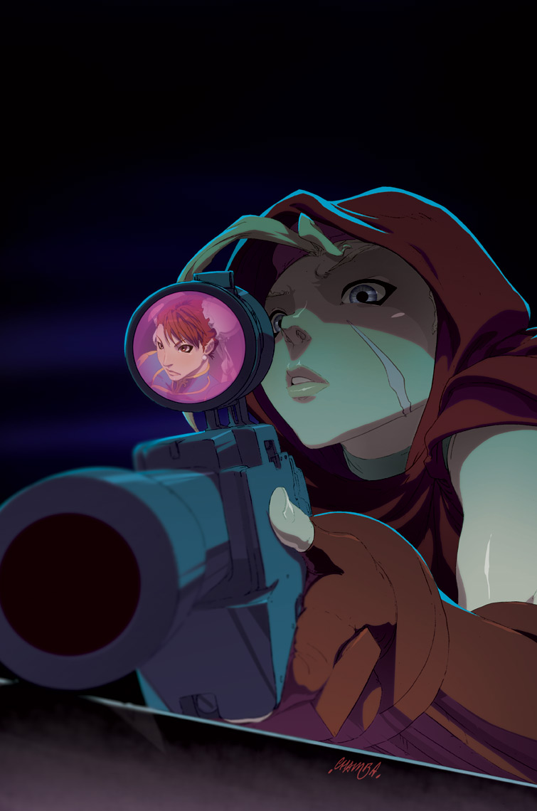 chun-li and cammy white (street fighter) drawn by chamba and udon_entertainment