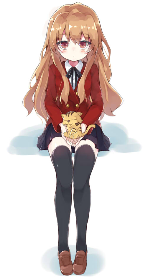 aisaka taiga and palmtop tiger (toradora!) drawn by kamizaki_hibana
