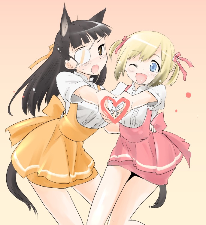 erica hartmann and sakamoto mio (world witches series and 1 more) drawn by mozu_(peth)