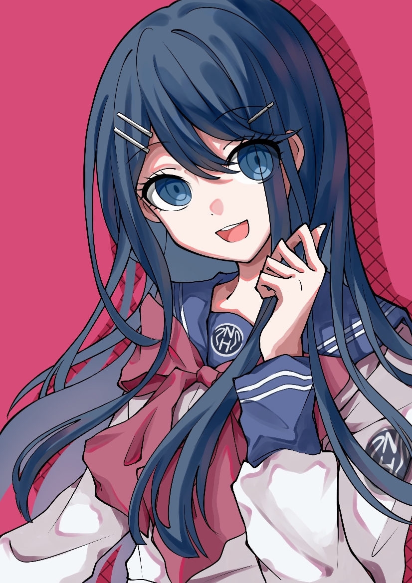 maizono sayaka (danganronpa and 1 more) drawn by lulutmi