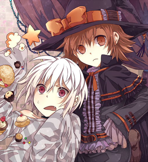 accelerator and last order (toaru majutsu no index) drawn by issa_(sorako45)