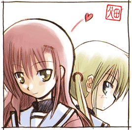 katsura hinagiku and sanzen'in nagi (hayate no gotoku!) drawn by hata_kenjirou