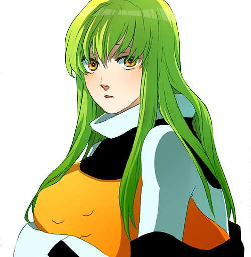 c.c. and cheese-kun (code geass and 1 more) drawn by unome_(tknm)