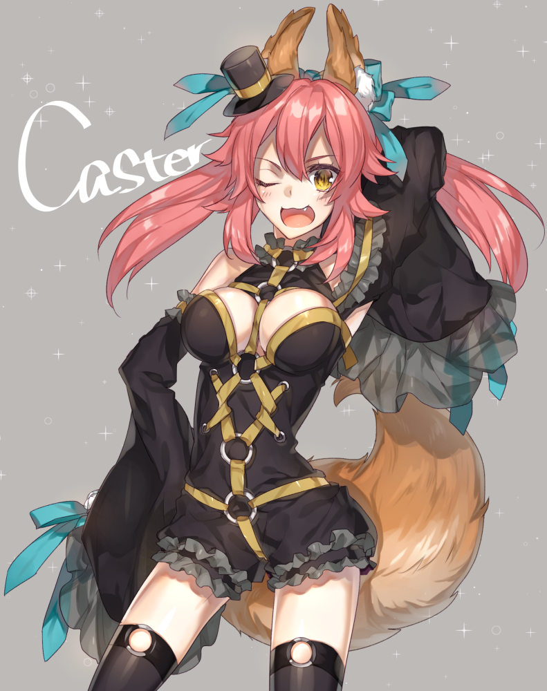 tamamo and tamamo no mae (fate and 2 more) drawn by chocoan