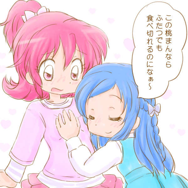 hishikawa rikka and aida mana (precure and 1 more) drawn by yoshimi50