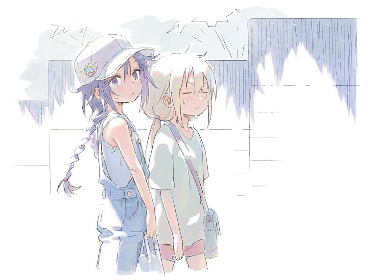 futaba anzu and miyoshi sana (idolmaster and 1 more) drawn by matsuo_yuusuke