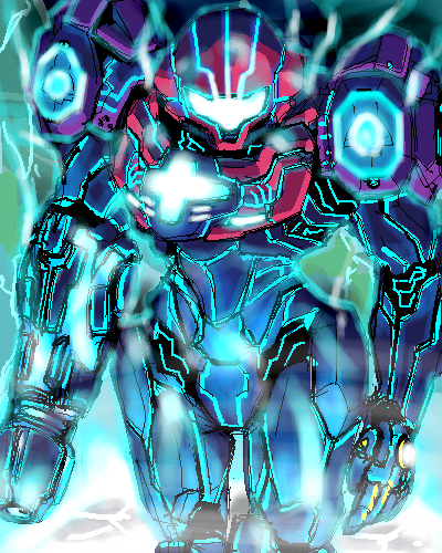 samus aran (metroid and 1 more) drawn by coso-ri