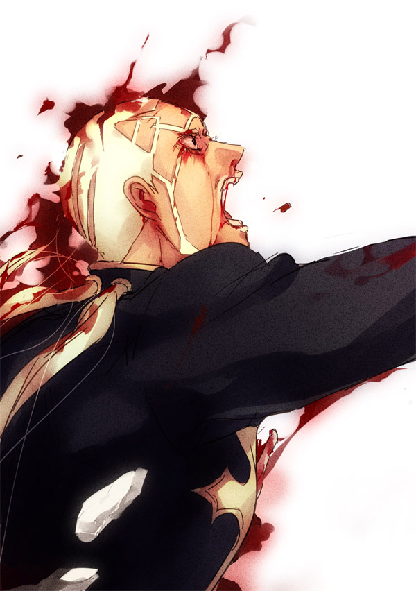 enrico pucci (jojo no kimyou na bouken and 1 more) drawn by ffc