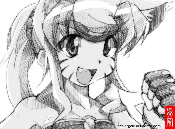 liru (renkin san-kyuu magical pokaan) drawn by gofu