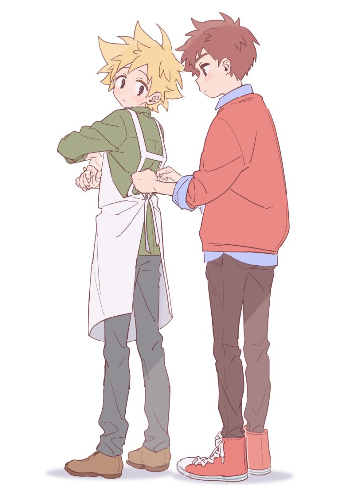 tweek tweak and clyde donovan (south park) drawn by ten_(lu2948d)