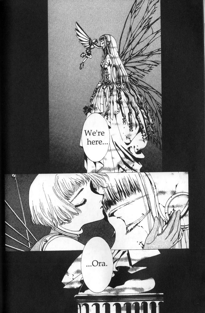 suu and fairy park statue (clover) drawn by clamp_(circle)