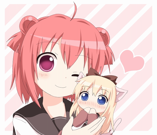toshinou kyouko and akaza akari (yuruyuri) drawn by kagerou_(kers)