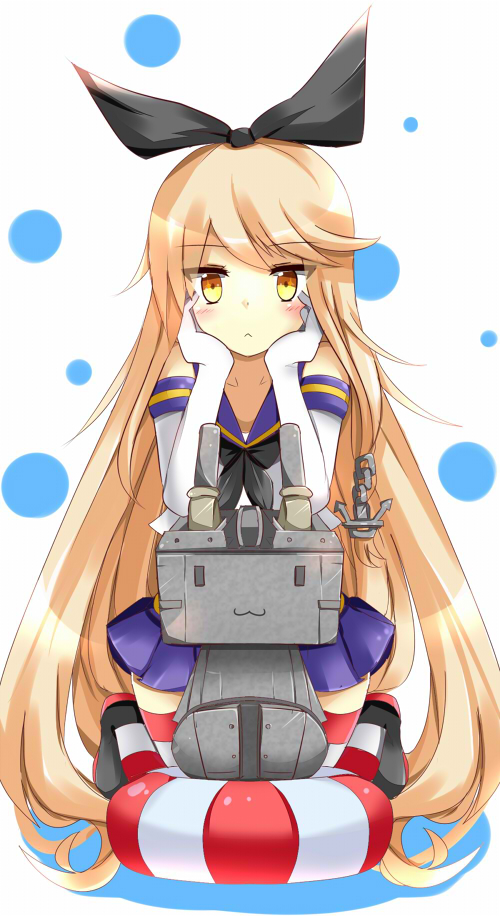 shimakaze and rensouhou-chan (kantai collection) drawn by gaoohohaha