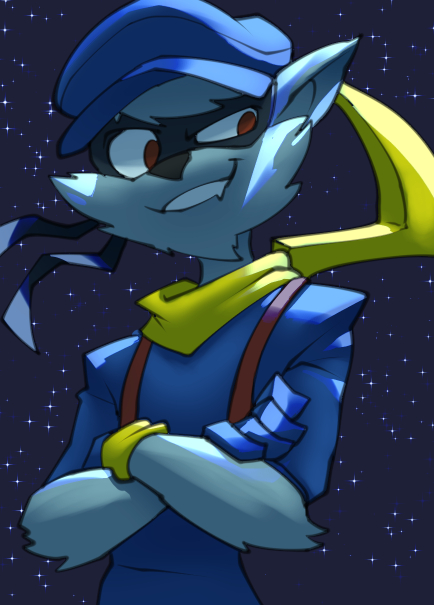 sly cooper (sly cooper) drawn by bigdad