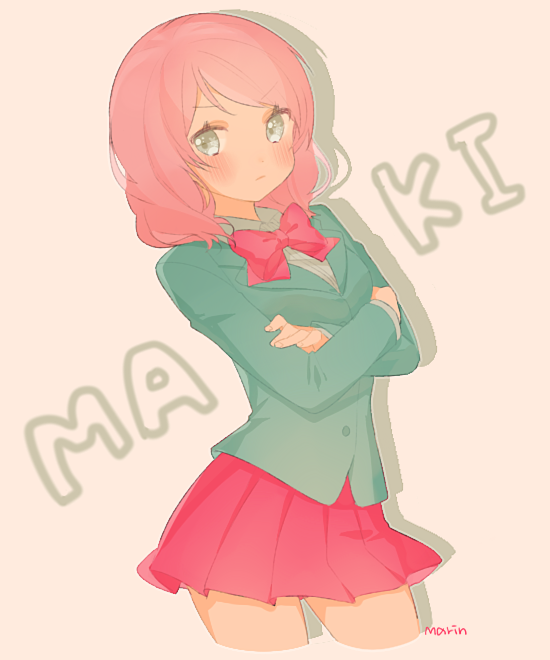 nishikino maki (love live! and 1 more) drawn by marin_(myuy_3)