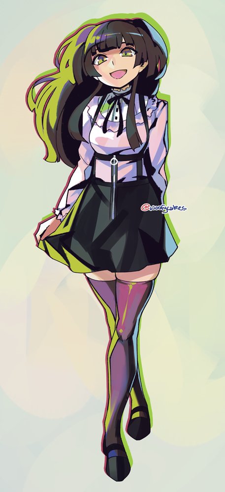 mayuzumi fuyuko (idolmaster and 1 more) drawn by woofycakes