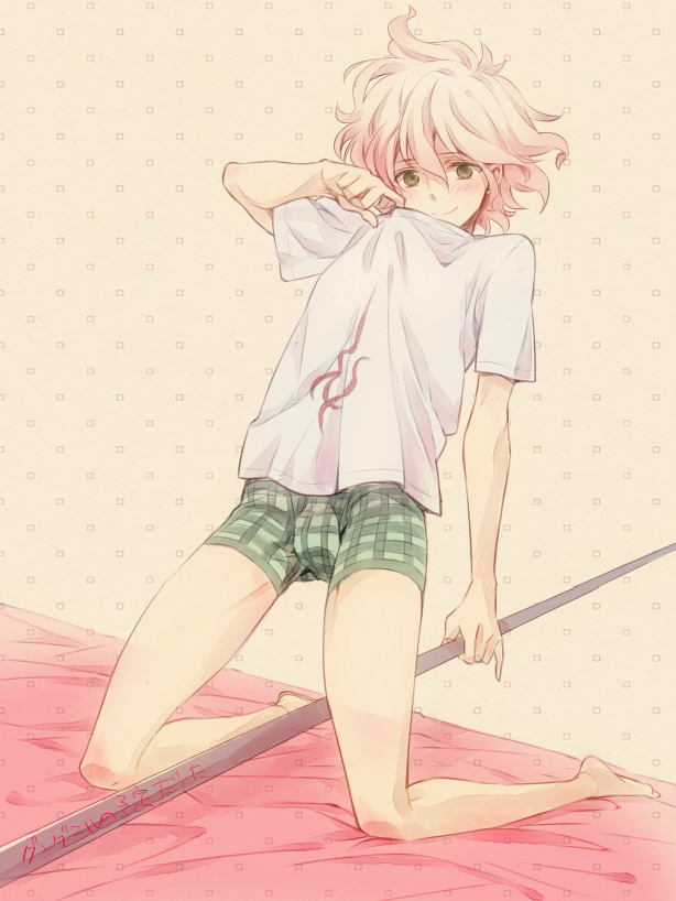 komaeda nagito (danganronpa and 1 more) drawn by gucce222