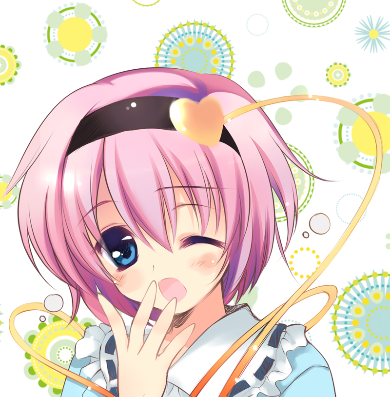 komeiji satori (touhou) drawn by rei_(rei's_room)