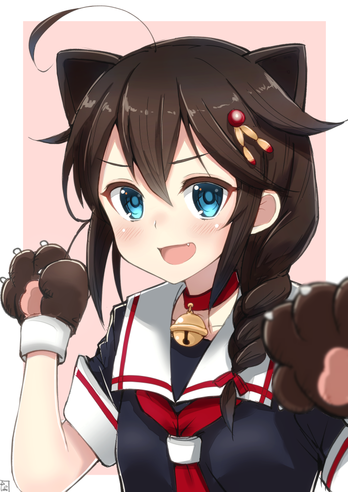 shigure and shigure kai ni (kantai collection) drawn by nayuhi_(yukimuu14)