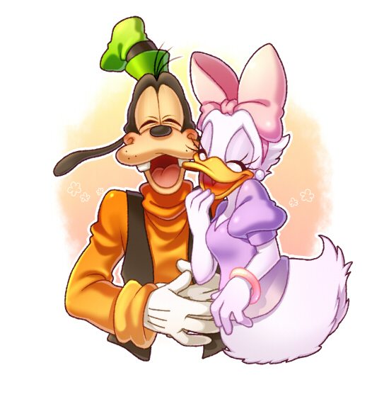 daisy duck and goofy (mickey mouse & friends) drawn by kiri_futoshi