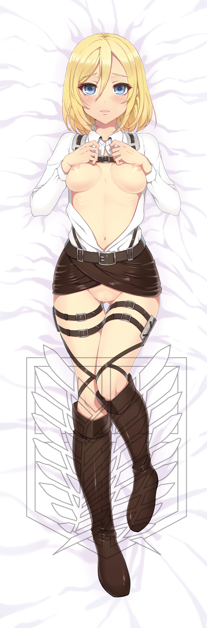 krista lenz (shingeki no kyojin) drawn by pochi_(pochi-goya)