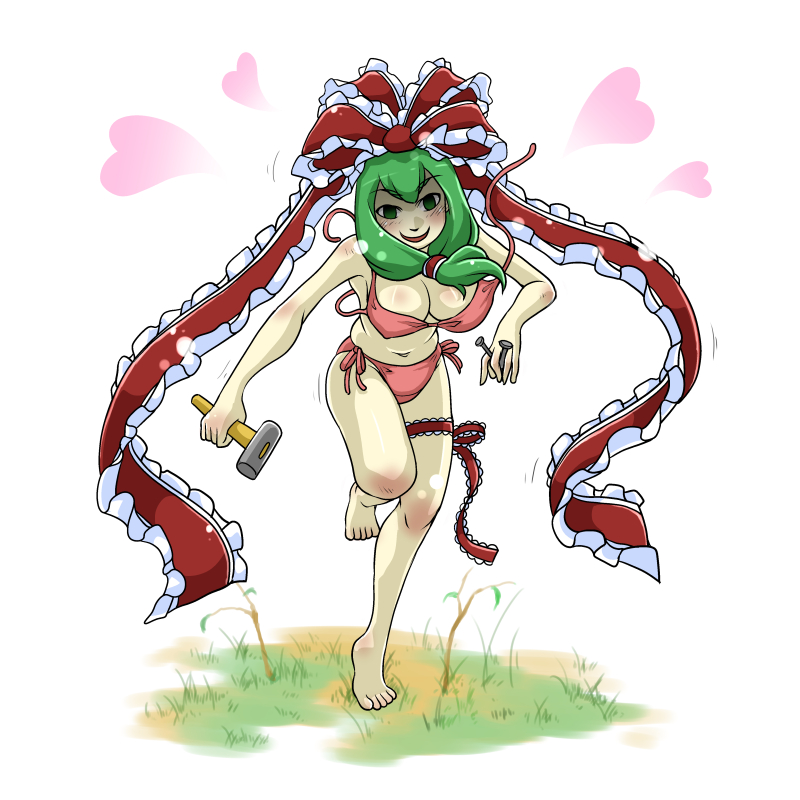 kagiyama hina (touhou) drawn by h.dupp_(nama_aakiruu)