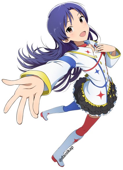 kisaragi chihaya (idolmaster and 3 more) drawn by dani-ikapi