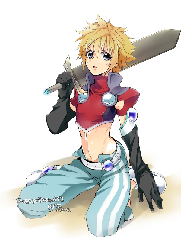 kyle dunamis (tales of and 2 more) drawn by merii