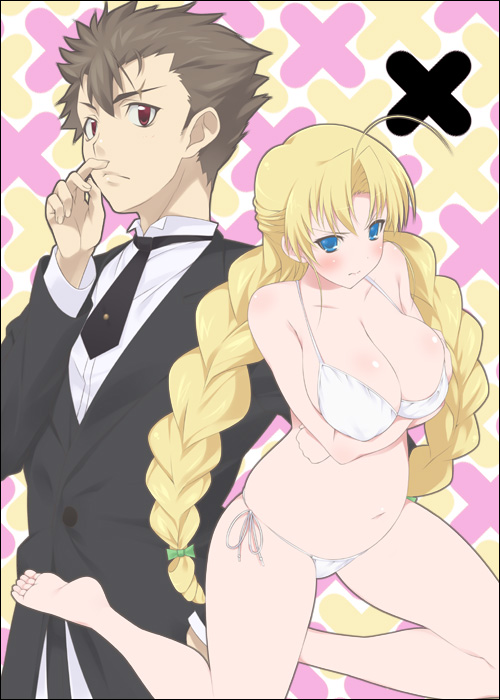 sernia iori flameheart and hino akiharu (ladies versus butlers!) drawn by mizuki_makoto