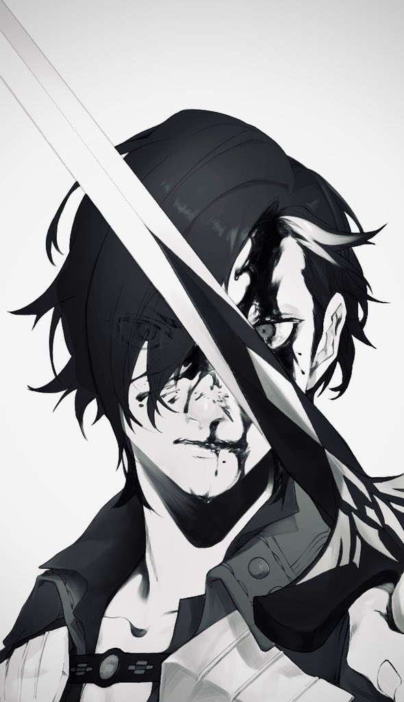 mandricardo (fate and 1 more) drawn by bakushi_(kaeritai0609)