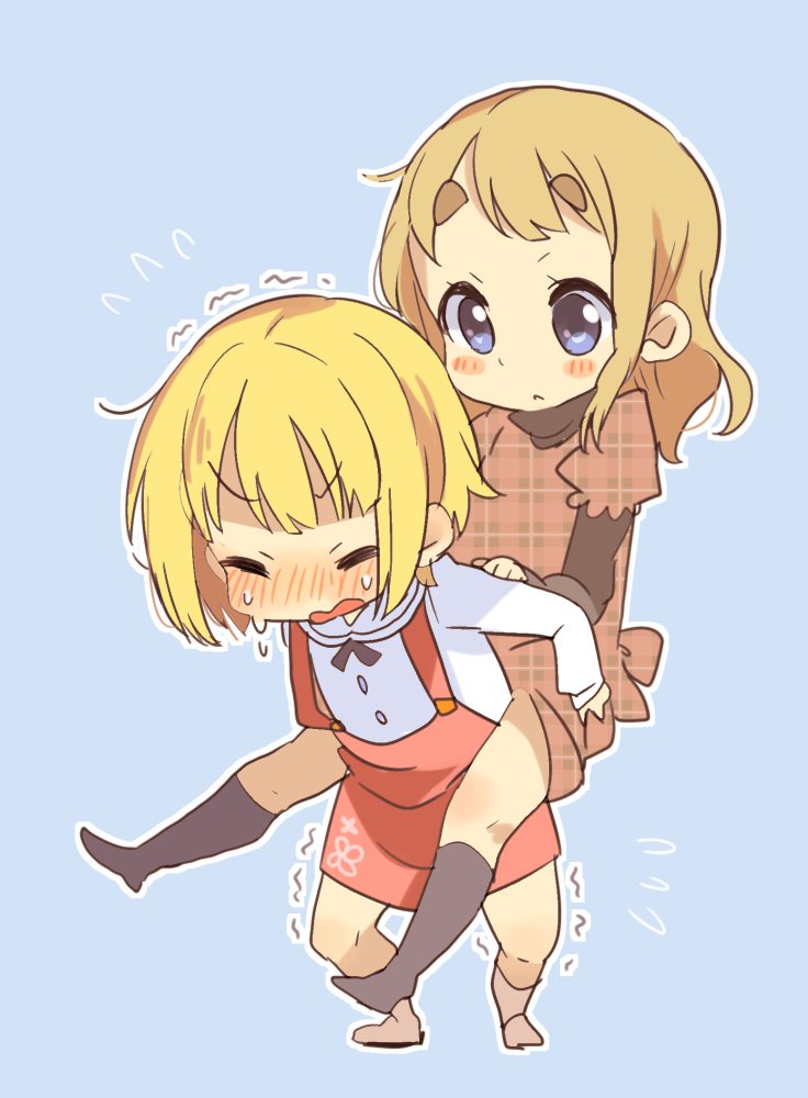 kotobuki tsumugi and saitou sumire (k-on! and 1 more) drawn by sunameri_oishii