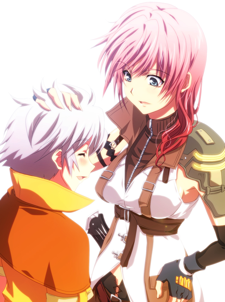lightning farron and hope estheim (final fantasy and 1 more) drawn by mekabu