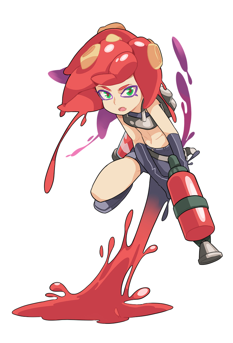 takozonesu (splatoon and 1 more) drawn by gomipomi