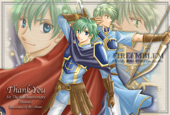 ephraim and innes (fire emblem and 1 more) drawn by okumi