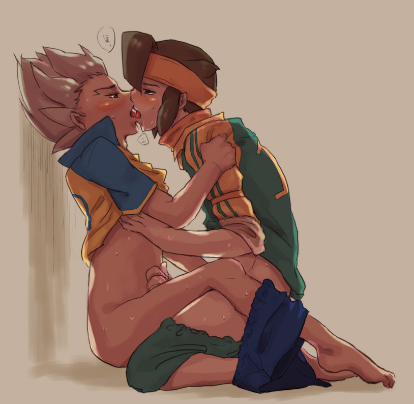 endou mamoru and gouenji shuuya (inazuma eleven) drawn by timu_(75501)