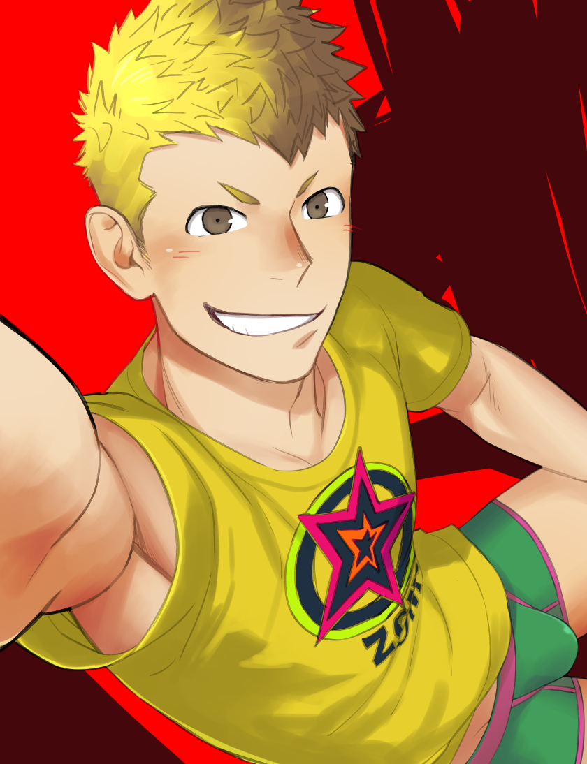 sakamoto ryuuji (persona and 1 more) drawn by itto_(mentaiko)